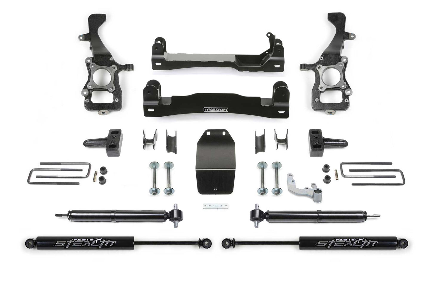 4" BASIC SYS W/ RR STEALTH 2021 FORD F150 4WD. by Fabtech