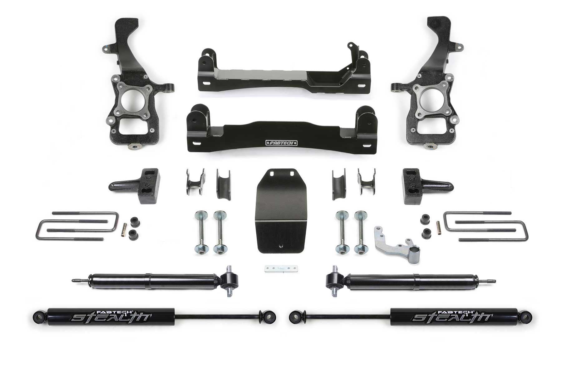 4" BASIC SYS W/ RR STEALTH 2021 FORD F150 4WD. by Fabtech