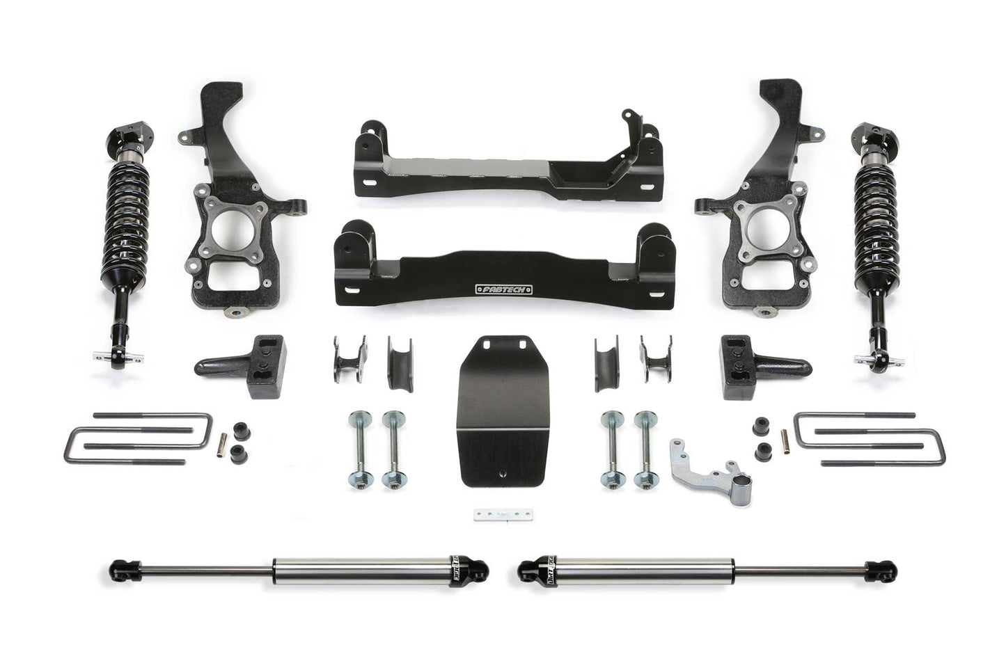 4" PERF SYS W/ DLSS 2.5 C/O & RR DLSS 2021 FORD F150 4WD. by Fabtech