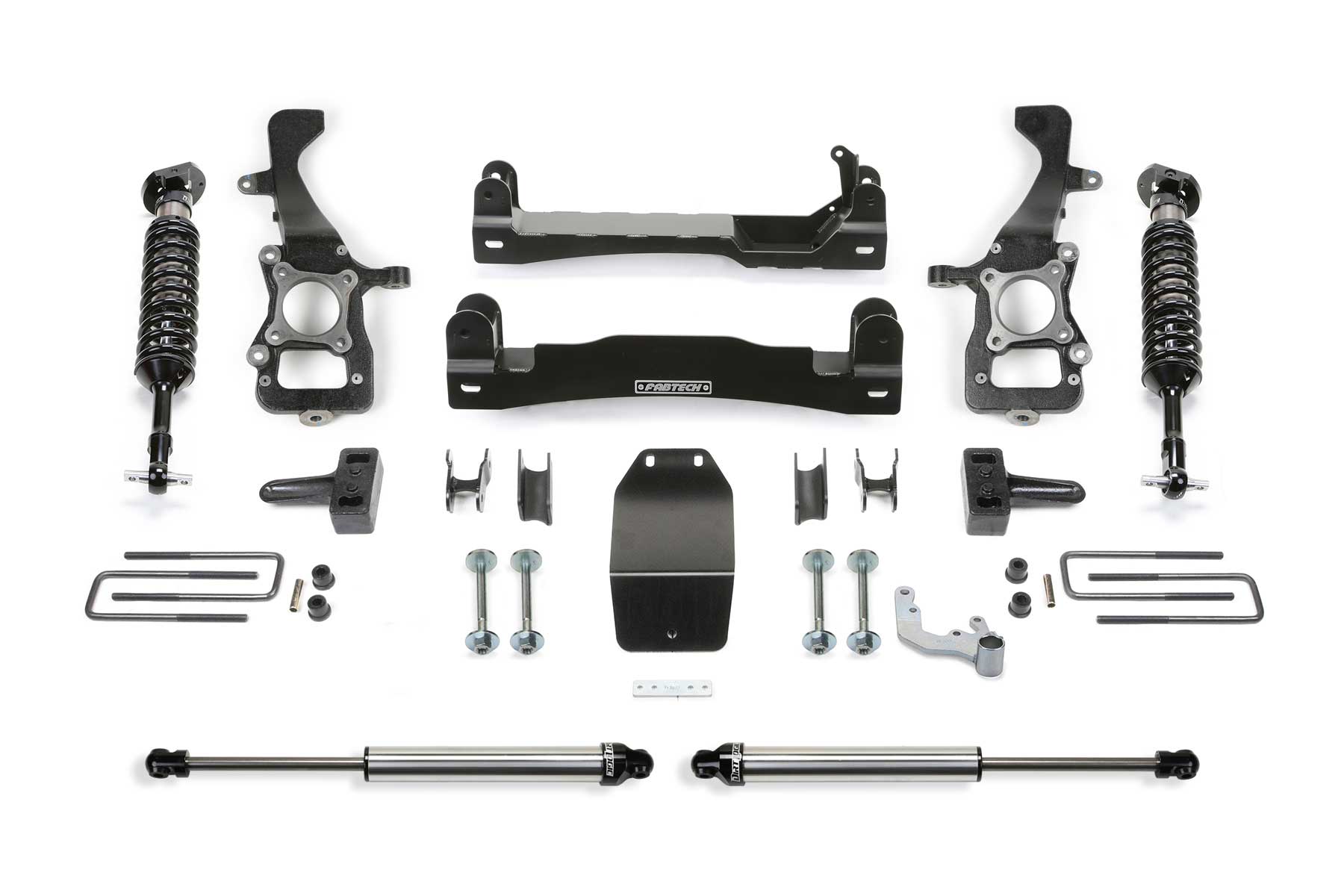4" PERF SYS W/ DLSS 2.5 C/O & RR DLSS 2021 FORD F150 4WD. by Fabtech