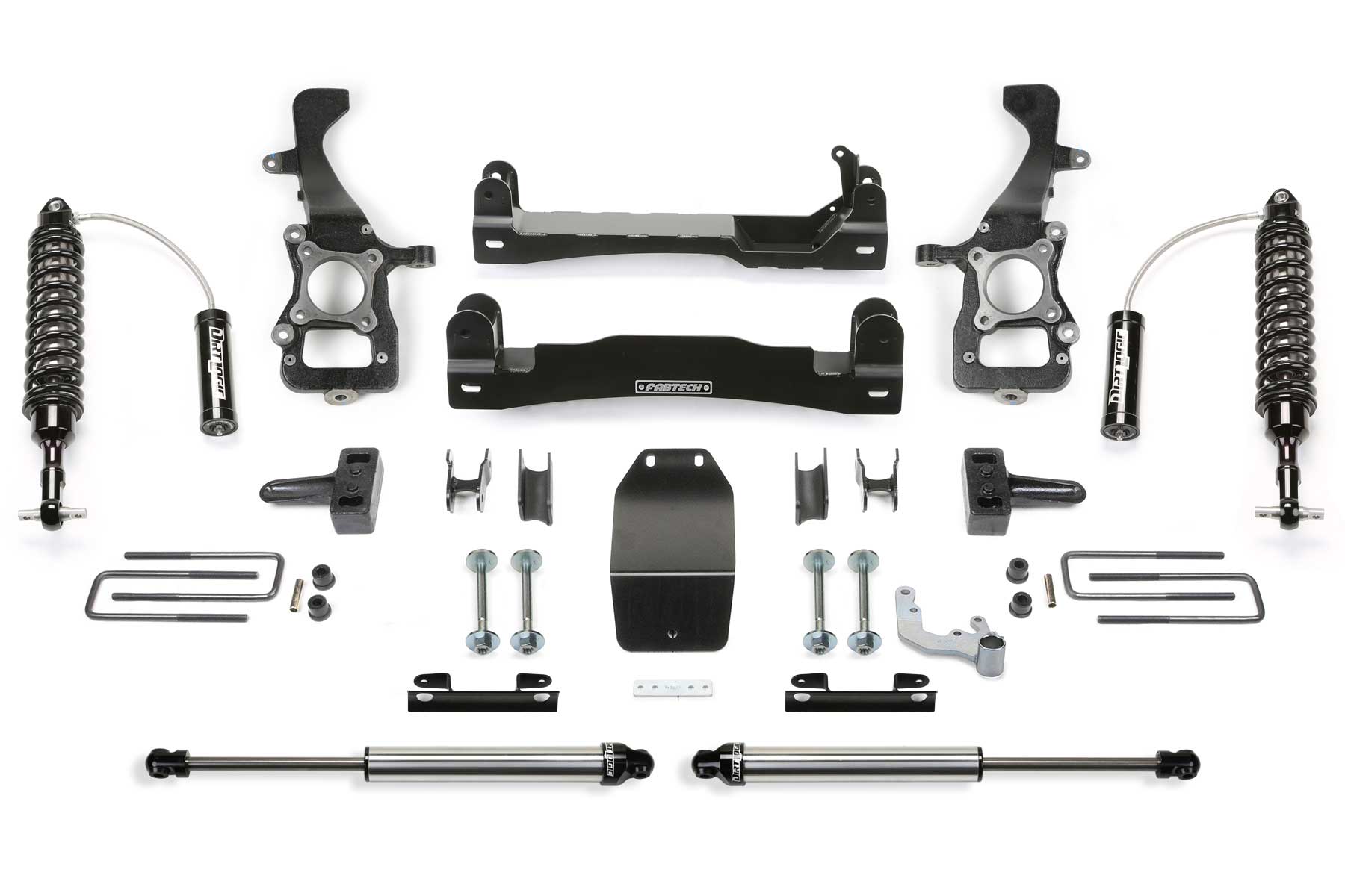 4" PERF SYS W/ DLSS 2.5 C/O RESI & RR DLSS 2021 FORD F150 4WD. by Fabtech