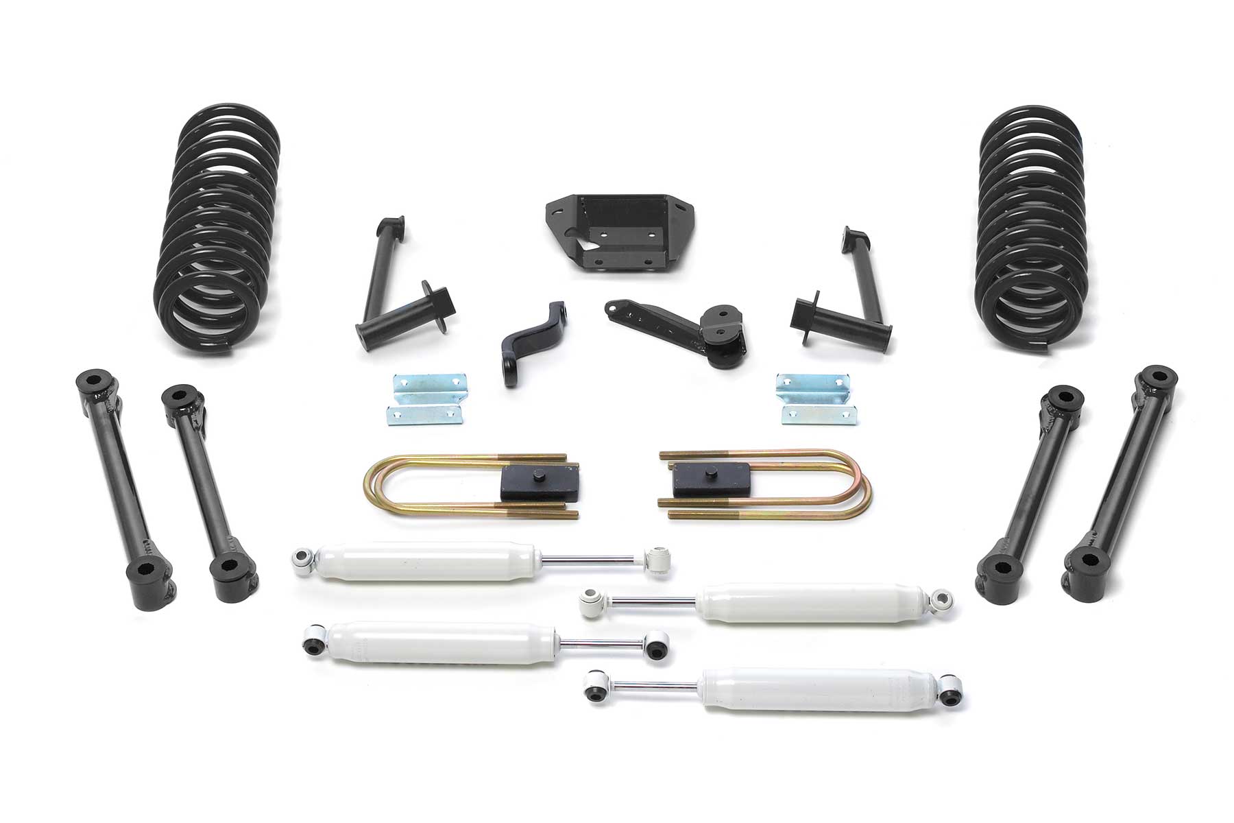 6" PERF SYS W/PERF SHKS 09-13 DODGE 2500/3500 4WD W/DIESEL & AUTO. by Fabtech
