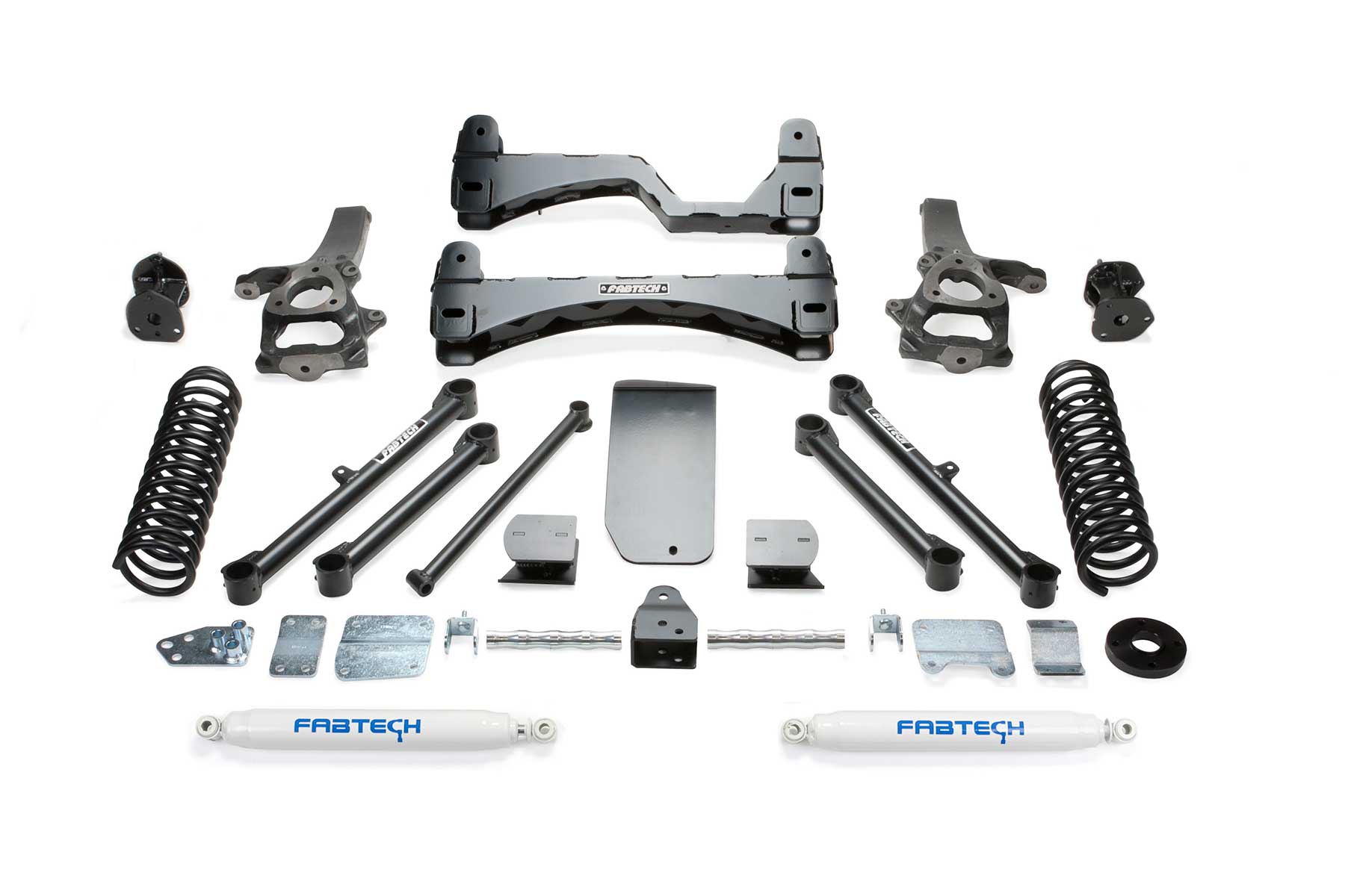 6" BASIC SYS W/PERF SHKS 2013-18 RAM 1500 4WD. by Fabtech