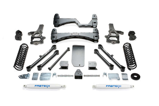 6" BASIC SYS W/PERF SHKS 2013-18 RAM 1500 4WD. by Fabtech