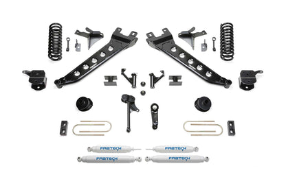 7" RADIUS ARM KIT W/ PERF SHKS 2013-18 RAM 3500 4WD. by Fabtech