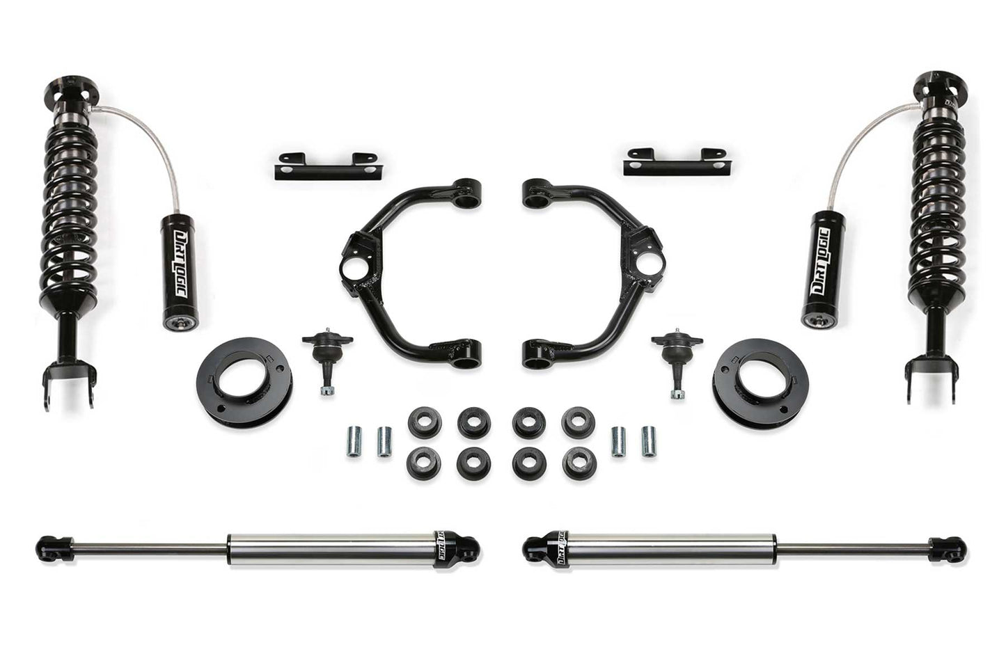3" BJ UCA SYS W/ DL 2.5 RESI & 2.25 19-21 RAM 1500 2WD/4WD. by Fabtech
