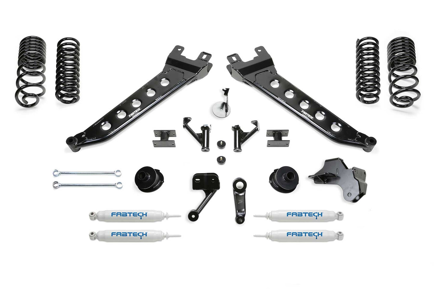 5" RADIUS ARM KIT W/PERF SHKS 2019-21 RAM 2500 4WD. by Fabtech