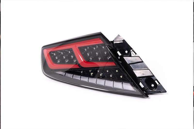 OLM Spec-AR LED Taillights (Clear Lens/Black Base/Red Bar) - 2022+ WRX by MYX Automotive