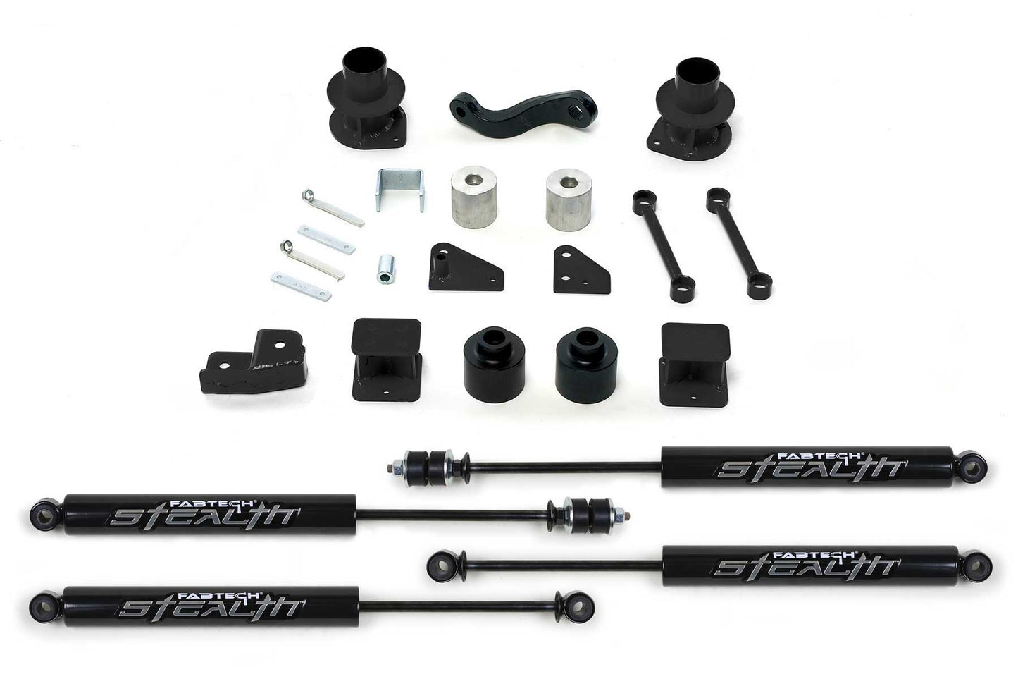 3" BASIC SYS W/STEALTH 2007-18 JEEP JK 4WD. by Fabtech