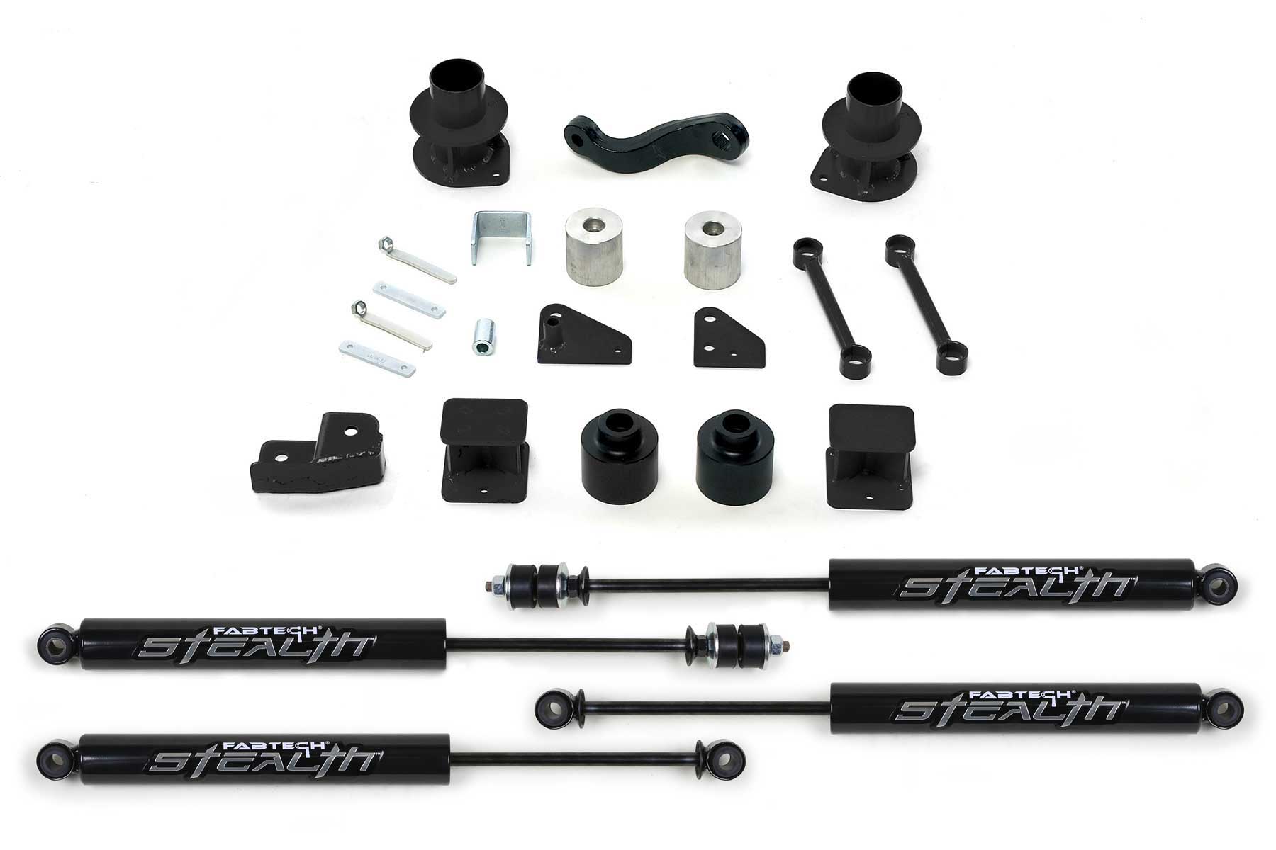 3" BASIC SYS W/STEALTH 2007-18 JEEP JK 4WD. by Fabtech