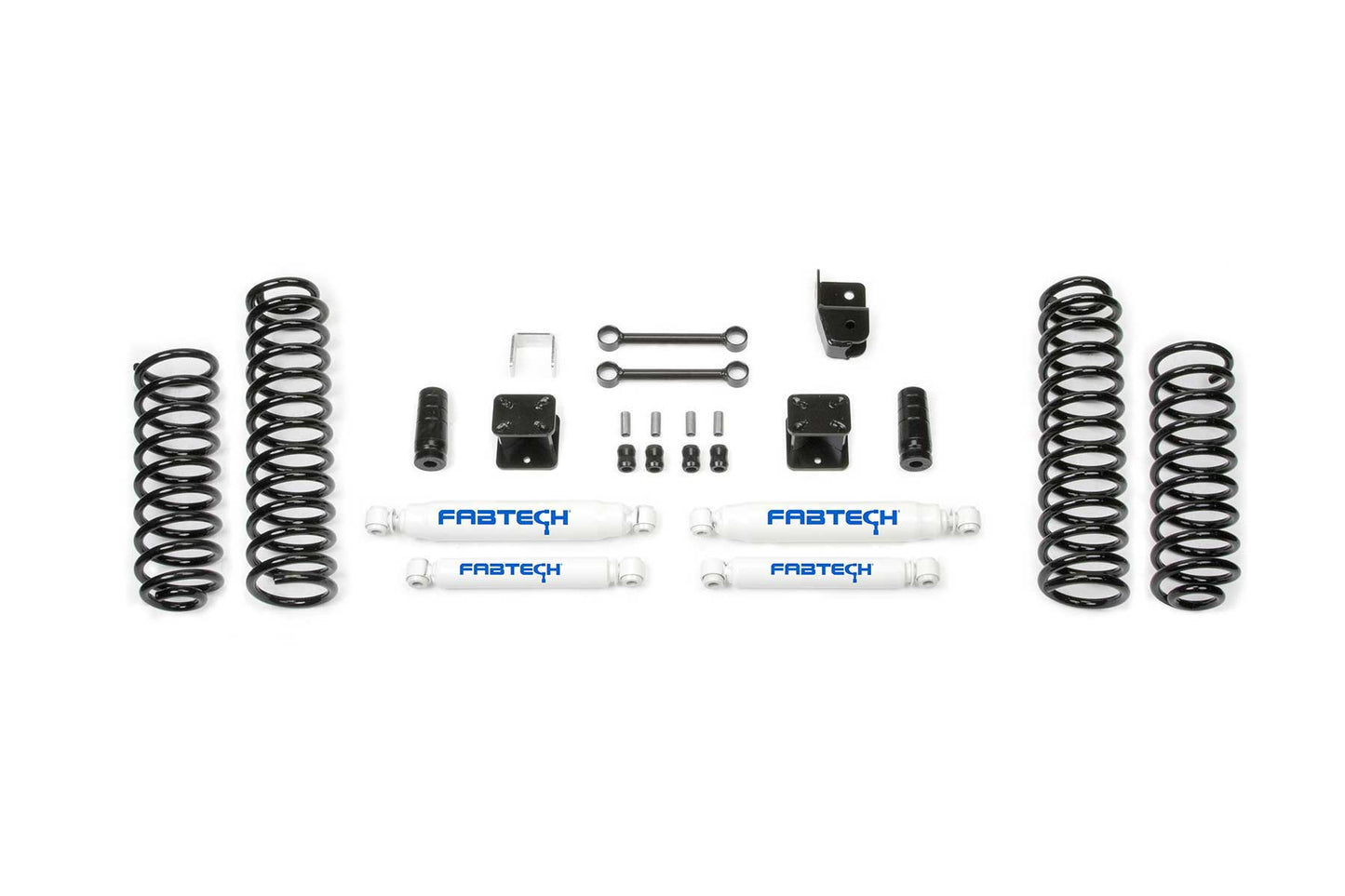 3" SPORT SYSTEM W/ PERF SHKS 2007-18 JEEP JK 2-DOOR. by Fabtech