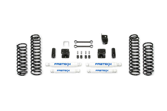 3" SPORT SYSTEM W/ PERF SHKS 2007-18 JEEP JK 4-DOOR. by Fabtech