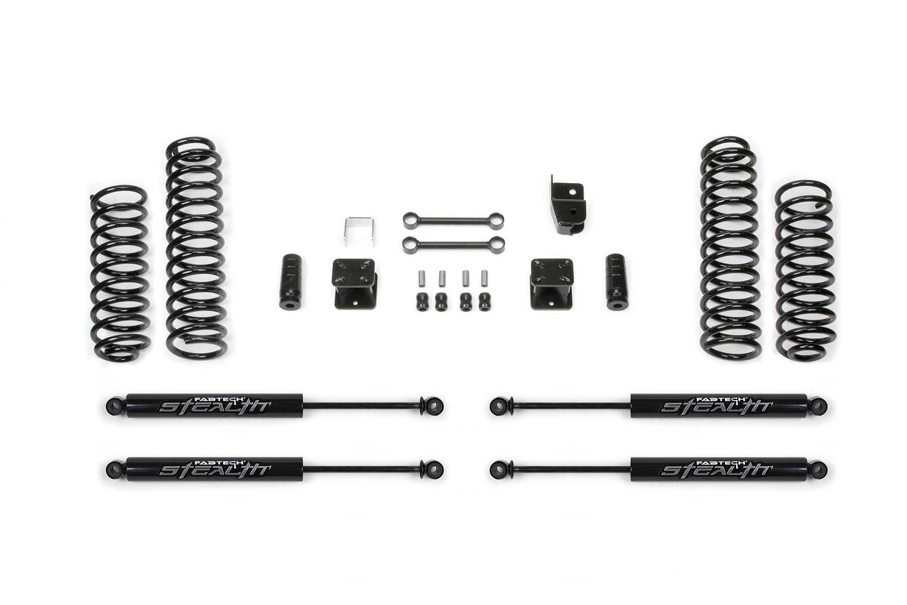 3" SPORT SYSTEM W/ STEALTH 2007-18 JEEP JK 4-DOOR. by Fabtech