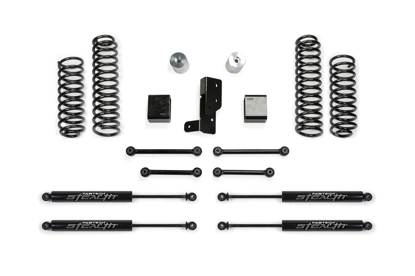 3" SPORT SYSTEM W/ STEALTH 2018-22 JEEP JL 4-DOOR 4WD. by Fabtech