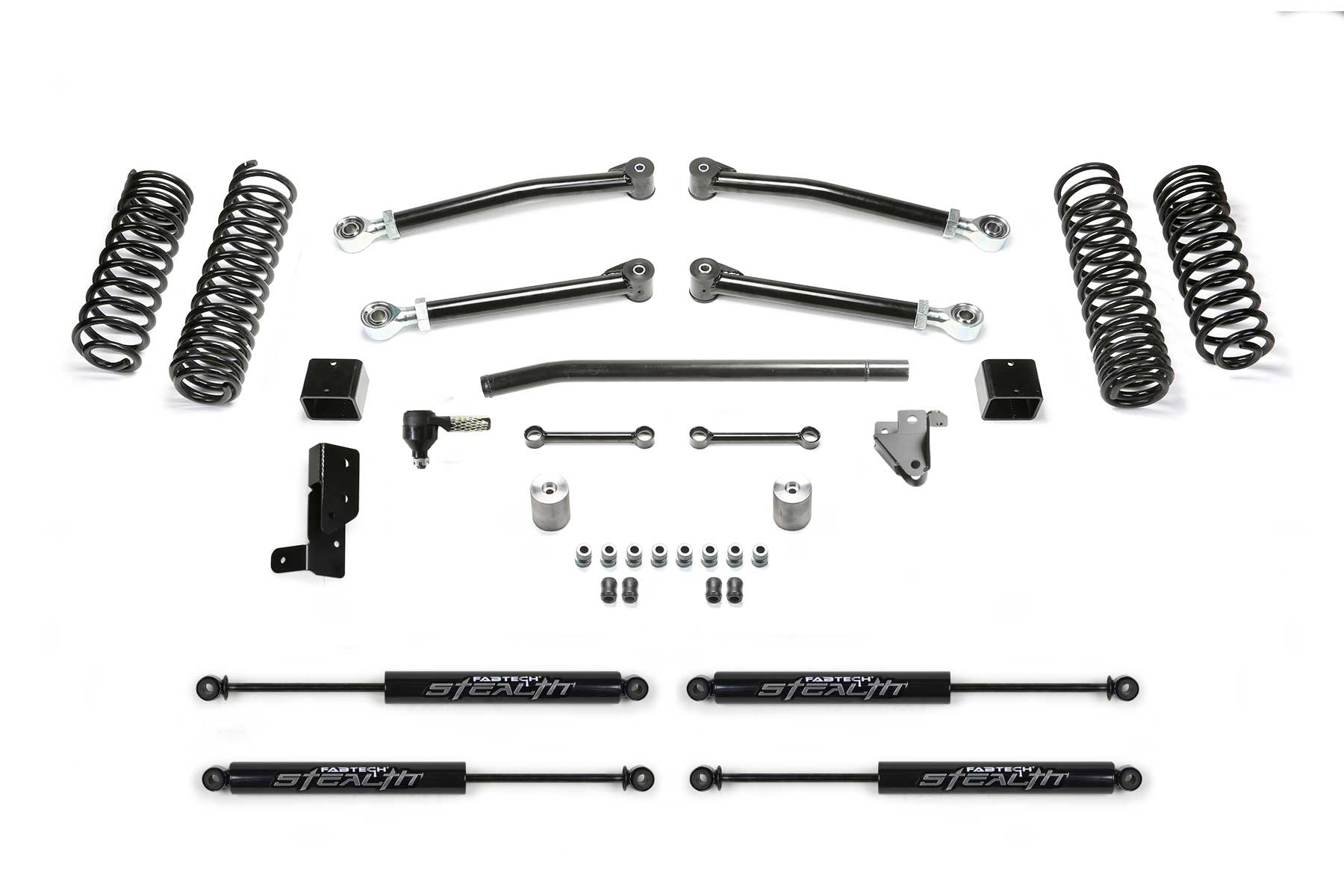 5" TRAIL W/ STEALTH 2018-22 JEEP JL 4WD 4-DOOR. by Fabtech