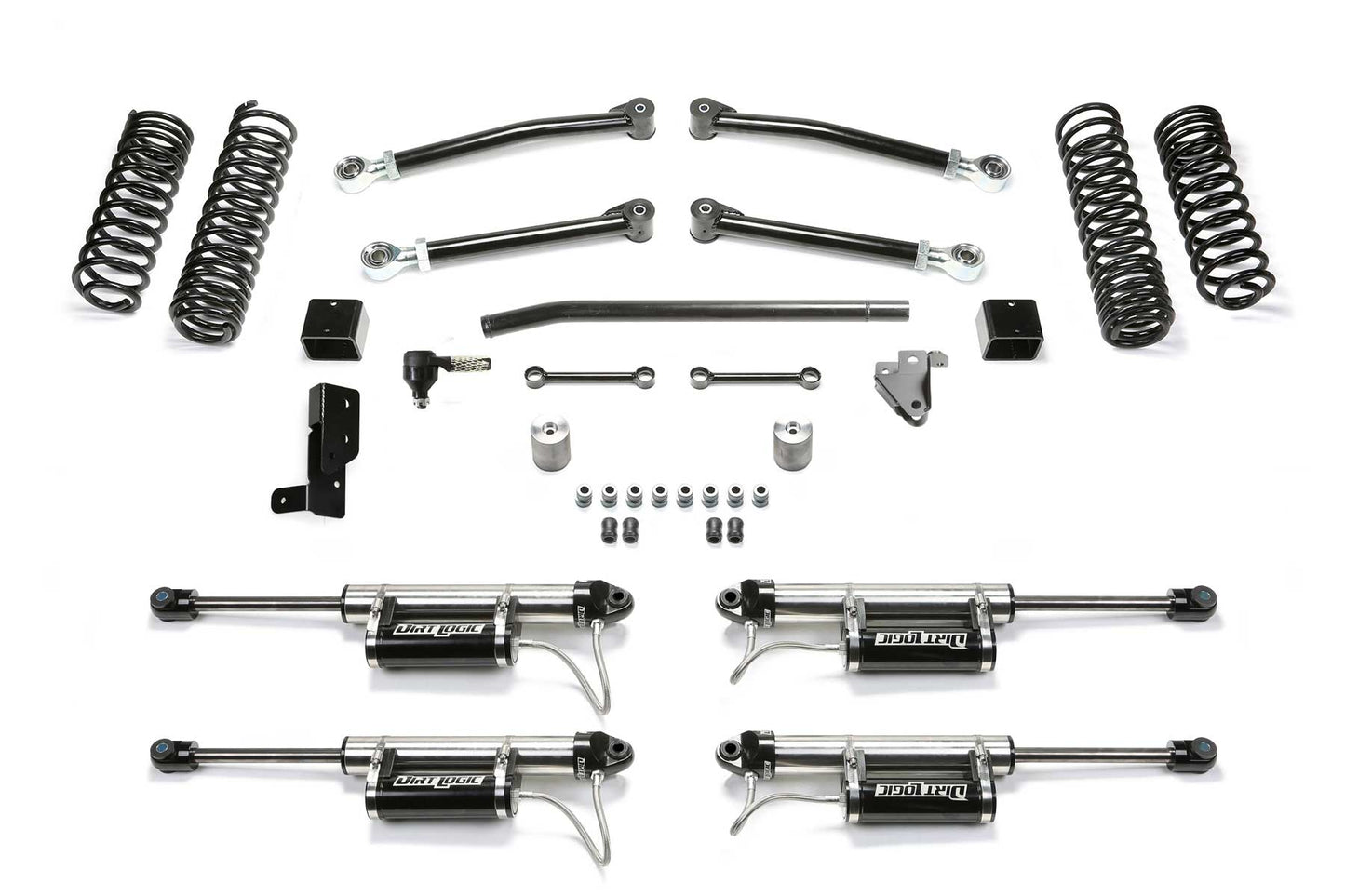 5" TRAIL W/ DL RESI SHKS 2018-22 JEEP JL 4WD 4-DOOR. by Fabtech