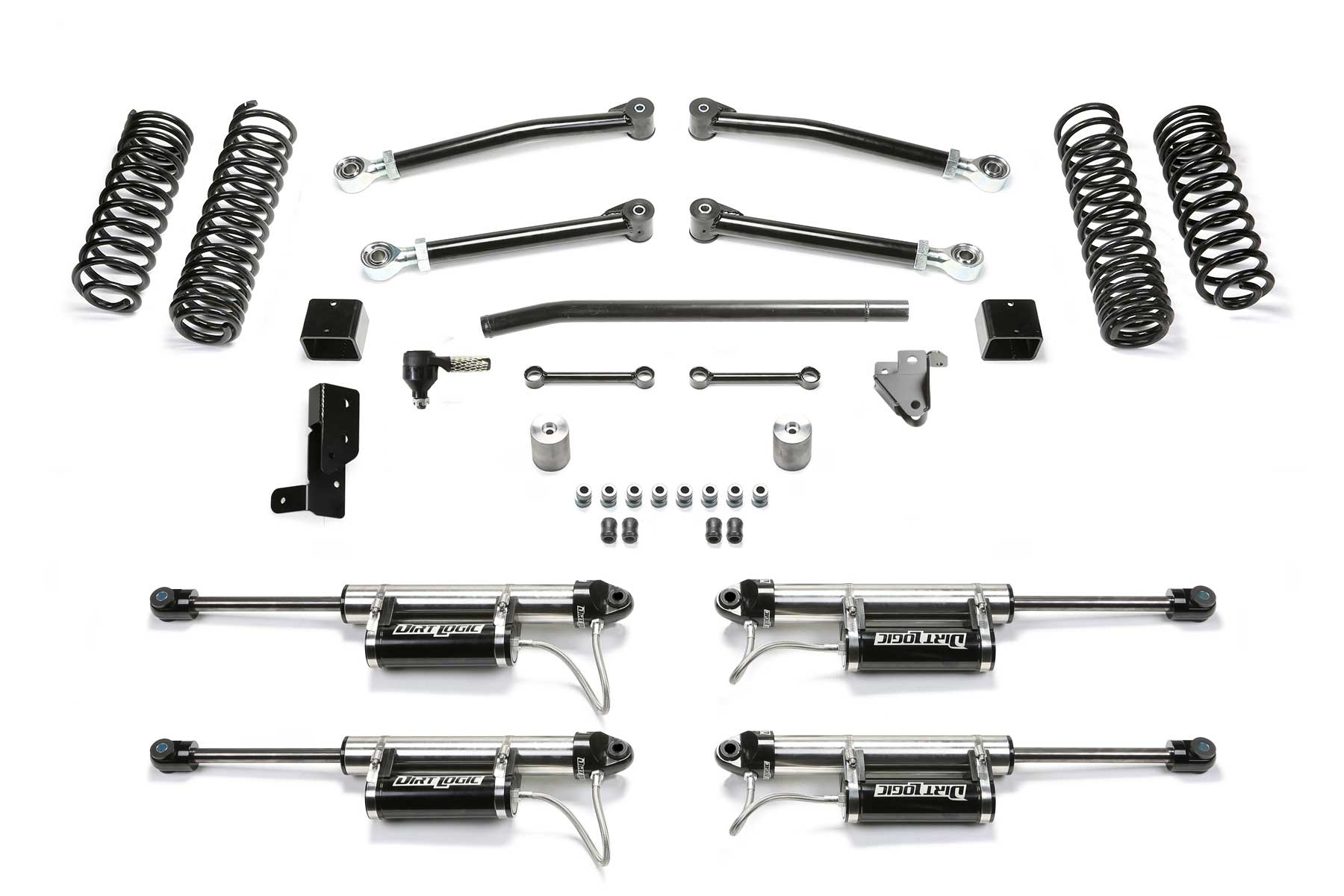 5" TRAIL W/ DL RESI SHKS 2018-22 JEEP JL 4WD 4-DOOR. by Fabtech