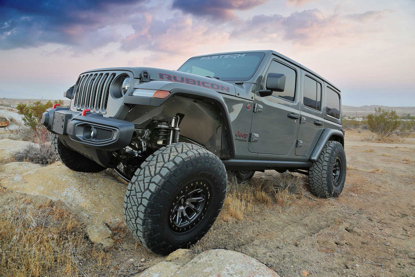 INNER FENDERS FRONT JEEP JL/JT W/ STOCK FENDERS. by Fabtech