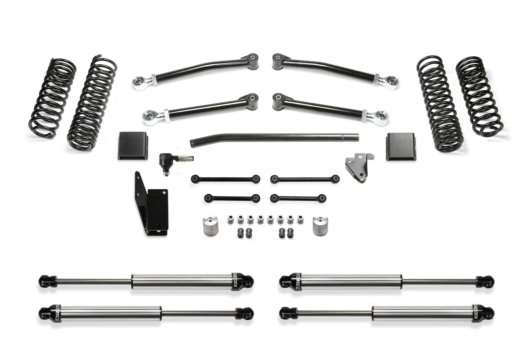 3" TRAIL W/ DLSS SHKS 20-22 JEEP JT 4WD DIESEL. by Fabtech