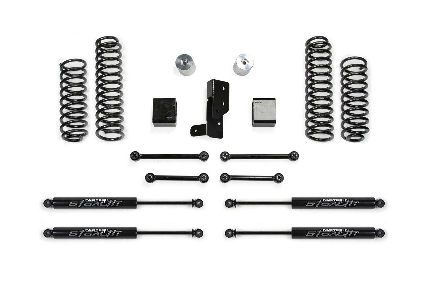 3" SPORT SYSTEM W/ STEALTH 2021 JEEP JL 4XE 4-DOOR. by Fabtech