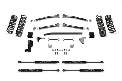 3" TRAIL W/ STEALTH 2021 JEEP JL 4XE 4-DOOR. by Fabtech