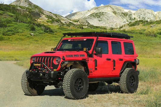 3" SPORT SYSTEM W/ DLSS SHKS 2020-22 JEEP JL 4-DOOR 4WD DIESEL/392. by Fabtech