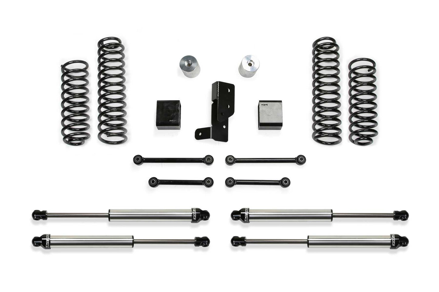 3" SPORT SYSTEM W/ DLSS SHKS 2020-22 JEEP JL 4-DOOR 4WD DIESEL/392. by Fabtech