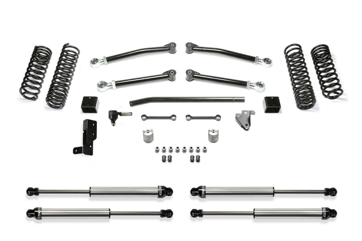 5" TRAIL W/ DLSS SHKS 2020-22 JEEP JL 4WD 4-DOOR DIESEL. by Fabtech