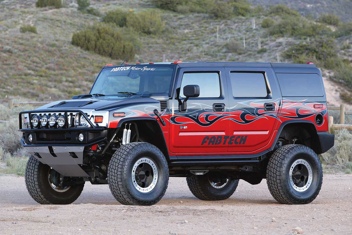 6" PERF SYS W/STEALTH 03-08 HUMMER H2 SUV/SUT 4WD W/RR COIL SPRINGS. by Fabtech