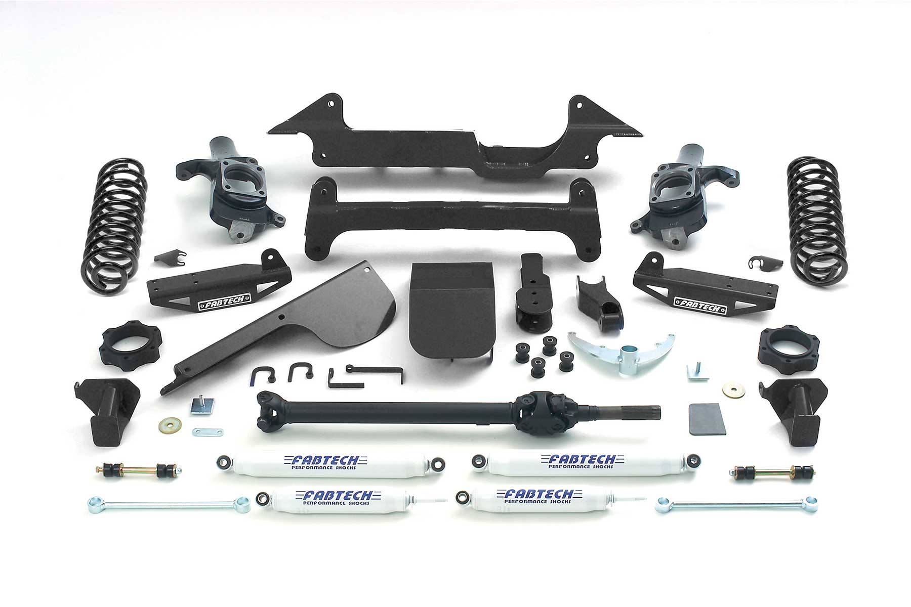 6" PERF SYS W/PERF SHKS 03-08 HUMMER H2 SUV/SUT 4WD W/RR COIL SPRINGS. by Fabtech
