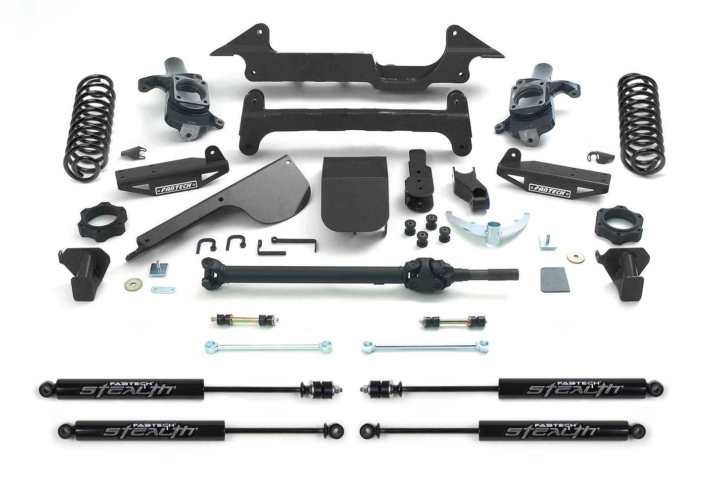 6" PERF SYS W/STEALTH 03-08 HUMMER H2 SUV/SUT 4WD W/RR COIL SPRINGS. by Fabtech