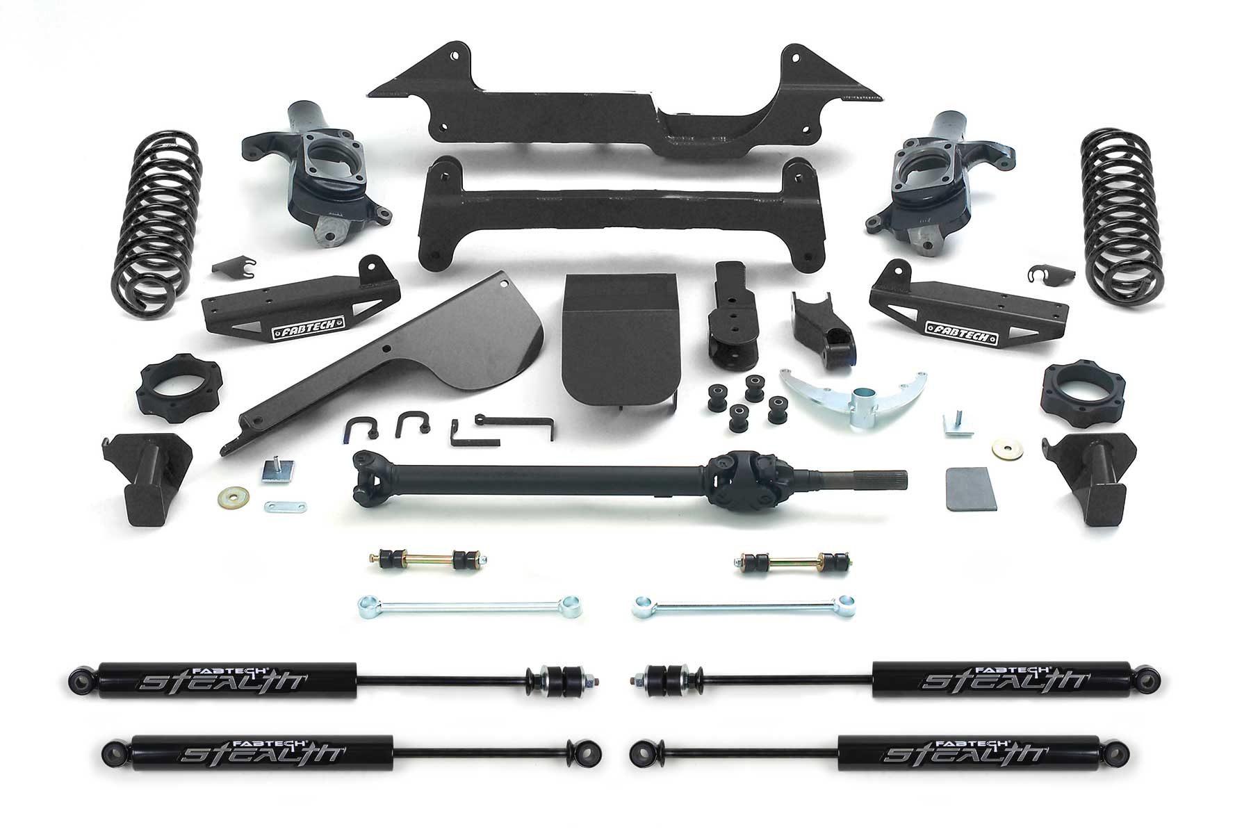 6" PERF SYS W/STEALTH 03-08 HUMMER H2 SUV/SUT 4WD W/RR COIL SPRINGS. by Fabtech