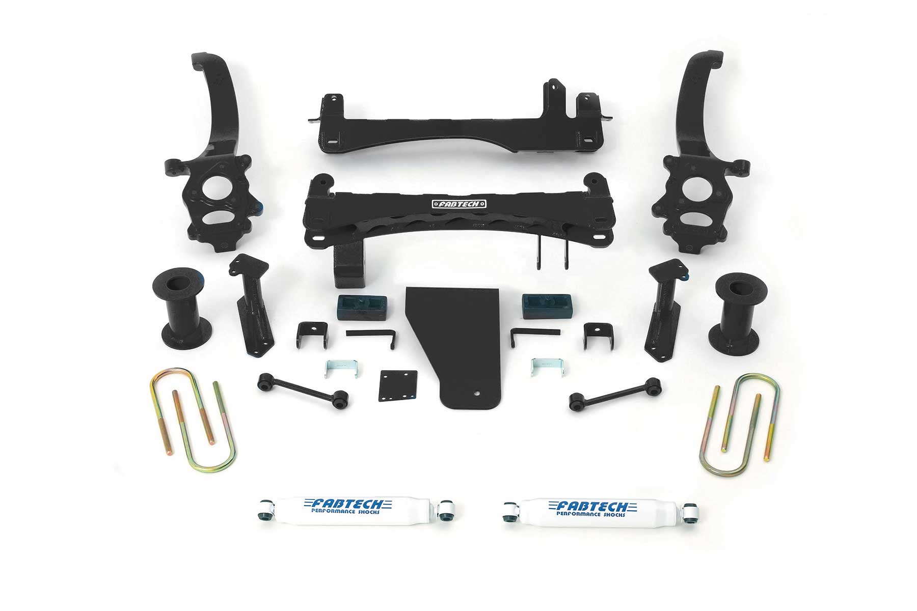 6" BASIC SYS W/PERF SHKS 2018-21 NISSAN TITAN 4WD. by Fabtech