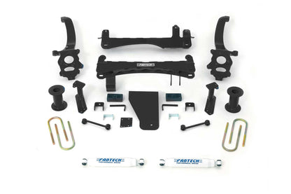6" BASIC SYS W/PERF SHKS 2018-21 NISSAN TITAN 4WD. by Fabtech