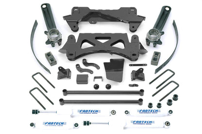 6" PERF SYS W/PERF SHKS 95.5-04 TOYOTA TACOMA 6 CYL 2/4WD 6 LUG. by Fabtech