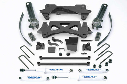 6" PERF SYS W/PERF SHKS 95.5-04 TOYOTA TACOMA 4 CYL 2/4WD 6 LUG. by Fabtech