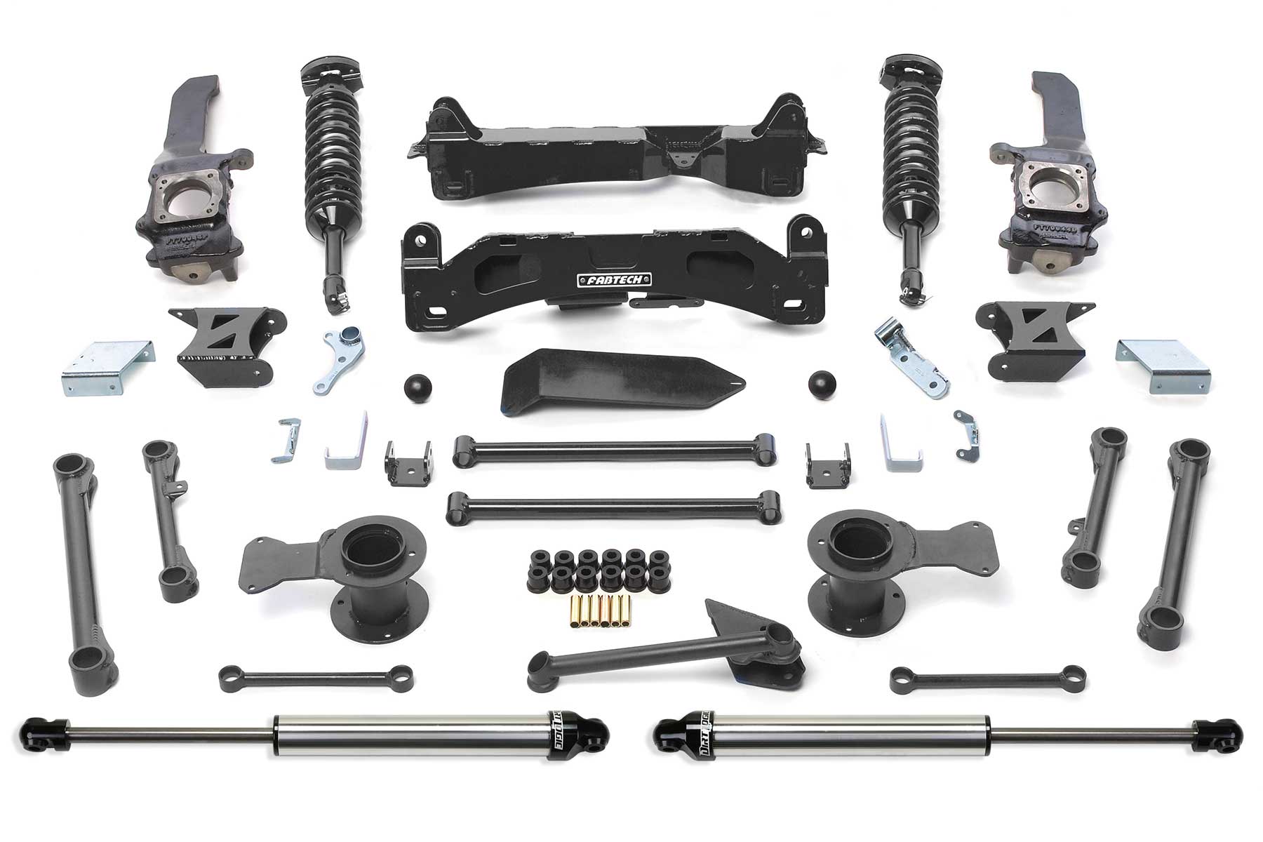 6" PERF SYS W/DLSS 2.5C/Os & RR DLSS 06-09 TOYOTA FJ 4WD. by Fabtech
