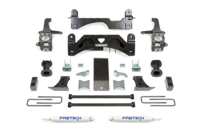 6" BASIC SYS W/C/O SPACERS & PERF RR SHKS 07-15 TOYOTA TUNDRA 2/4WD. by Fabtech