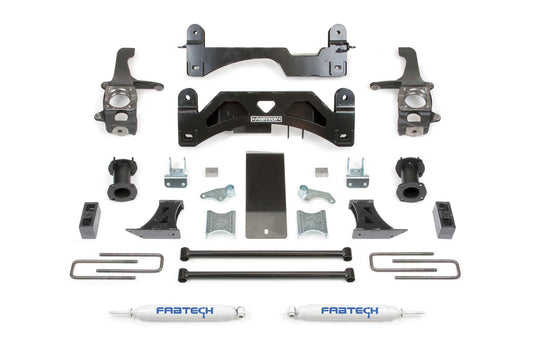 6" BASIC SYS W/C/O SPACERS & PERF RR SHKS 07-15 TOYOTA TUNDRA 2/4WD. by Fabtech