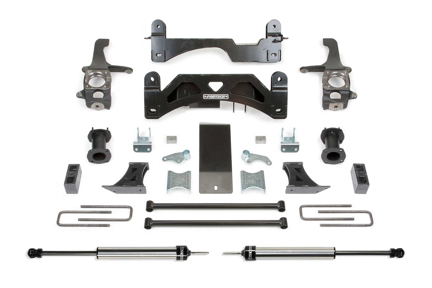6" BASIC SYS W/C/O SPACERS & RR DLSS 07-15 TOYOTA TUNDRA 2/4WD. by Fabtech