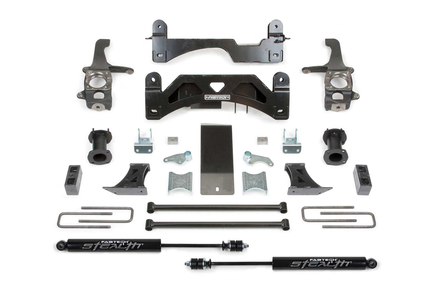 6" BASIC SYS W/C/O SPACERS & STEALTH RR 07-15 TOYOTA TUNDRA 2/4WD. by Fabtech