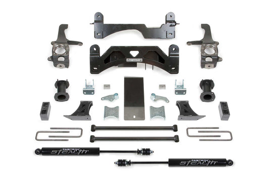 6" BASIC SYS W/C/O SPACERS & STEALTH RR 07-15 TOYOTA TUNDRA 2/4WD. by Fabtech