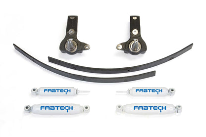 3" SPINDLE SYS W/PERF SHKS 95.5-04 TOY TACOMA 5 LUG 2WD. by Fabtech