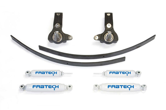 3" SPINDLE SYS W/PERF SHKS 95.5-04 TOY TACOMA 5 LUG 2WD. by Fabtech