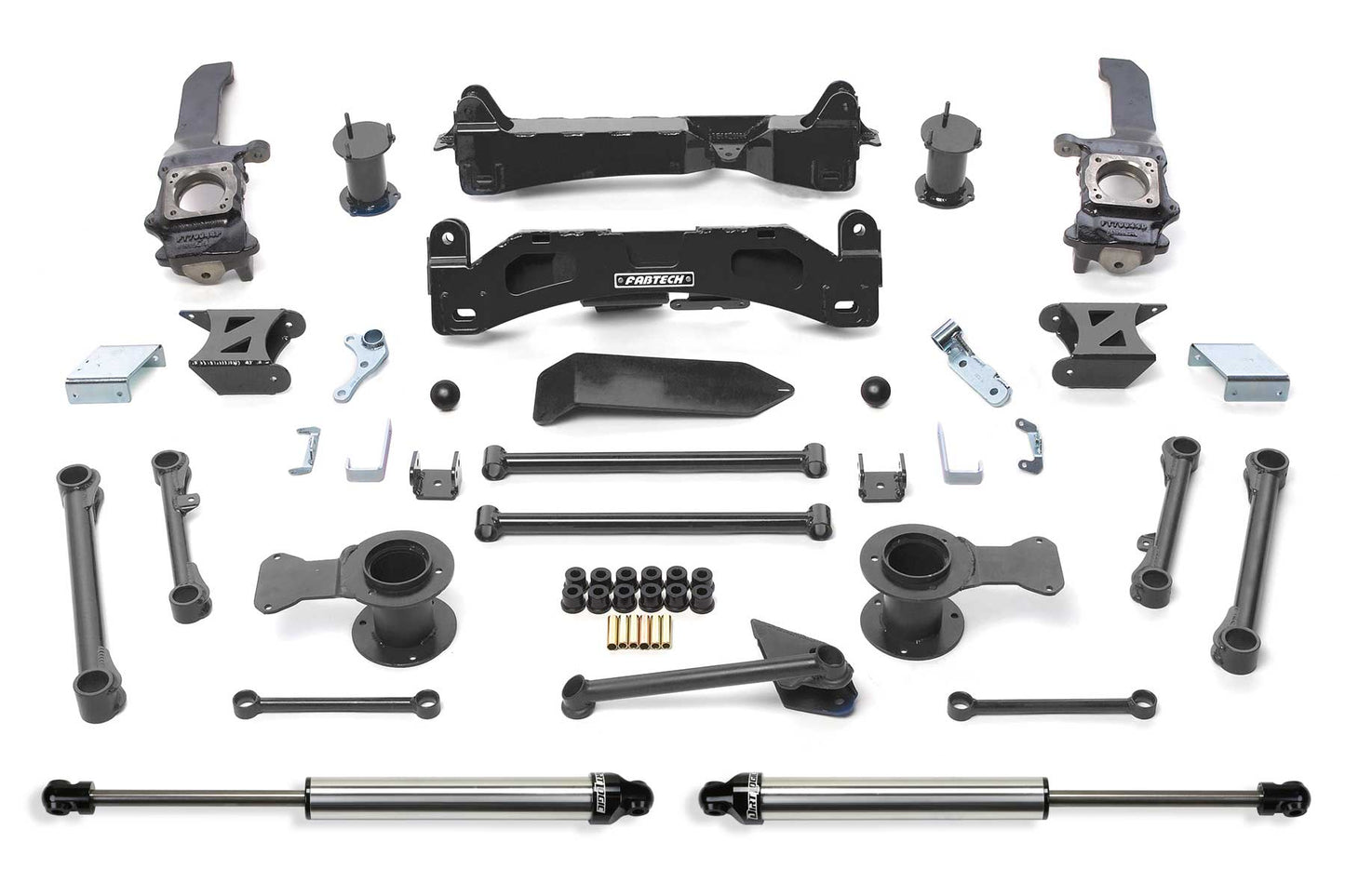 6" BASIC SYS W/RR DLSS SHKS 2010-13 TOYOTA FJ 4WD. by Fabtech