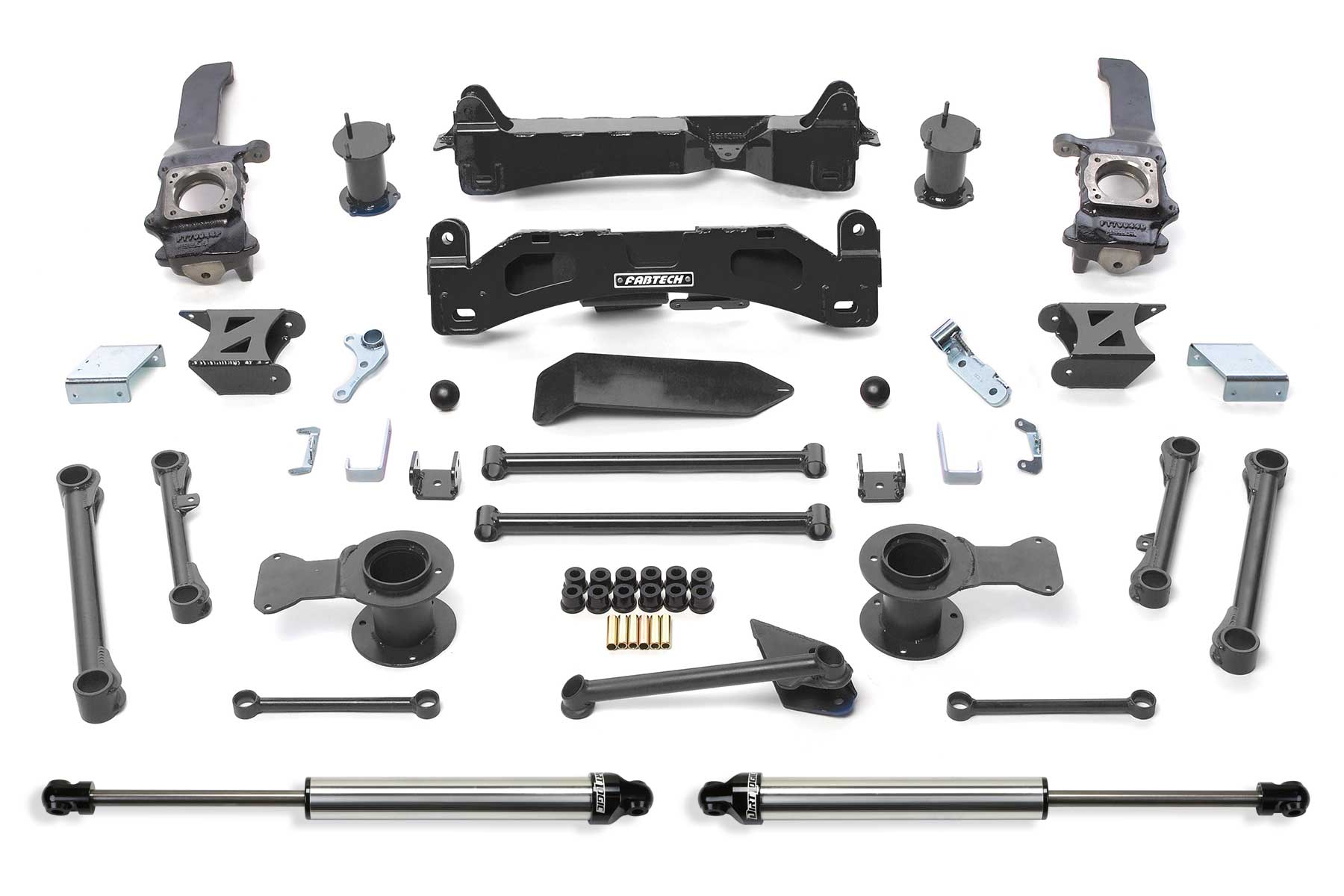 6" BASIC SYS W/RR DLSS SHKS 2010-13 TOYOTA FJ 4WD. by Fabtech