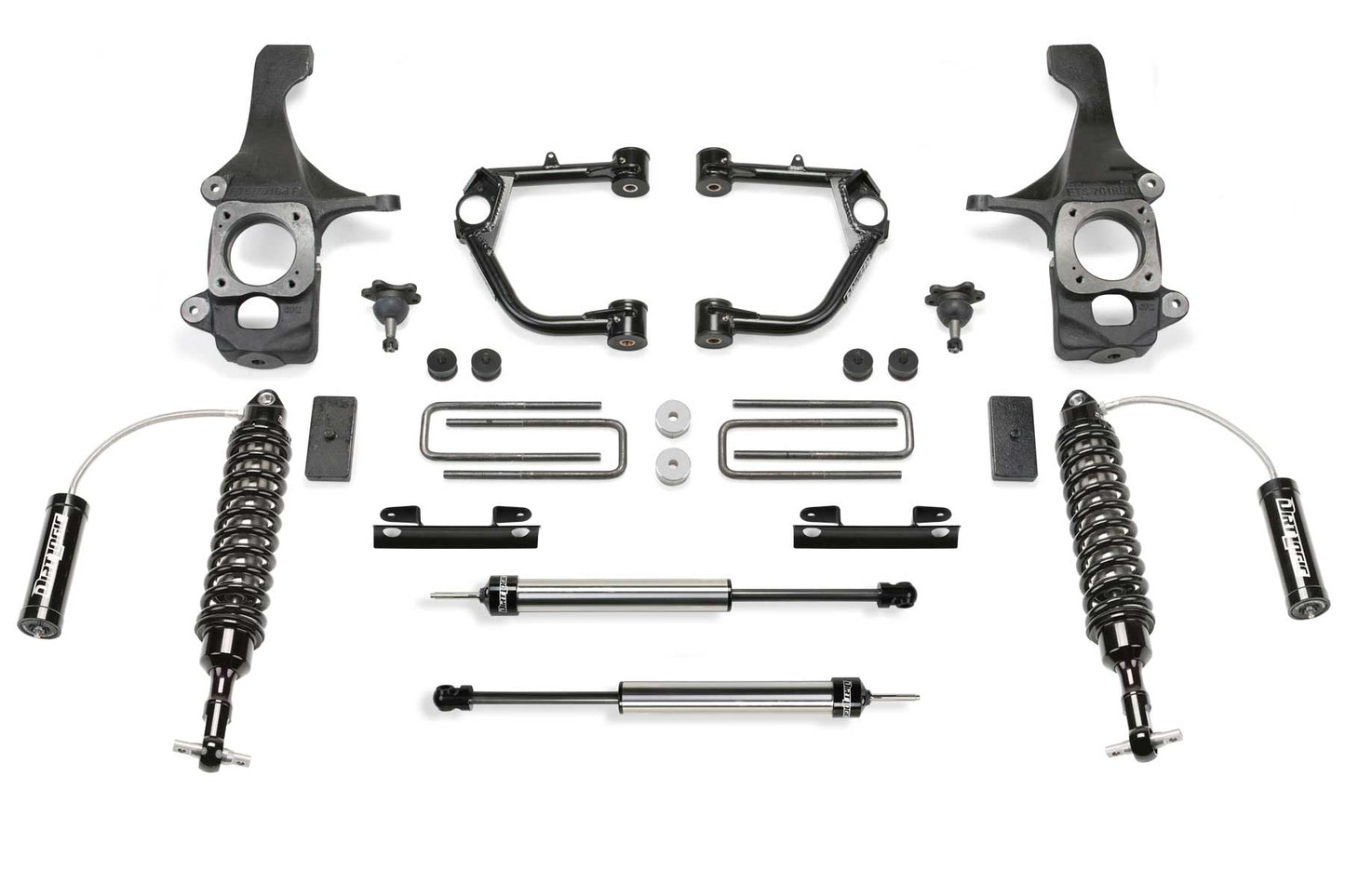 4" UCA KIT W/ BALL JOINTS W/ DLSS 2.5 C/O RESI & RR DLSS 07-15 TOYOTA TUNDRA 2WD by Fabtech