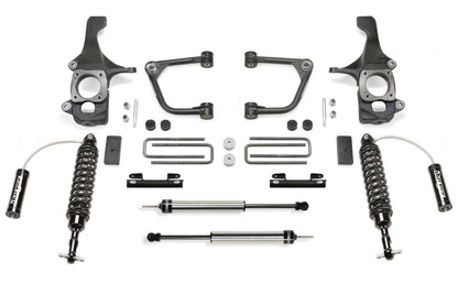 4" UCA KIT W/ UNIBALLS & DLSS 2.5C/O RESI & RR DLSS 2016-21 TOYOTA TUNDRA 2WD/4W by Fabtech