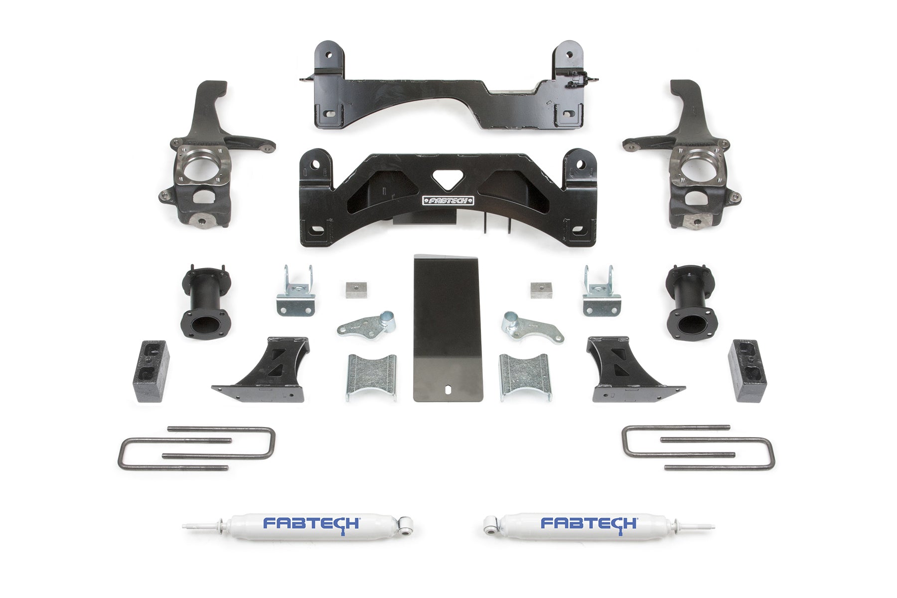 6" BASIC SYS W/C/O SPACERS & PERF RR SHKS 2016-21 TOYOTA TUNDRA 2WD/4WD. by Fabtech