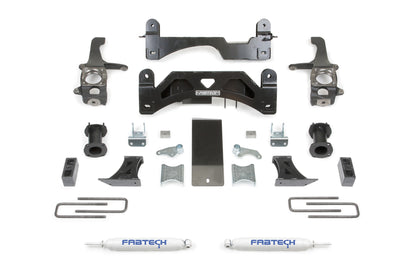 6" BASIC SYS W/C/O SPACERS & PERF RR SHKS 2016-21 TOYOTA TUNDRA 2WD/4WD. by Fabtech